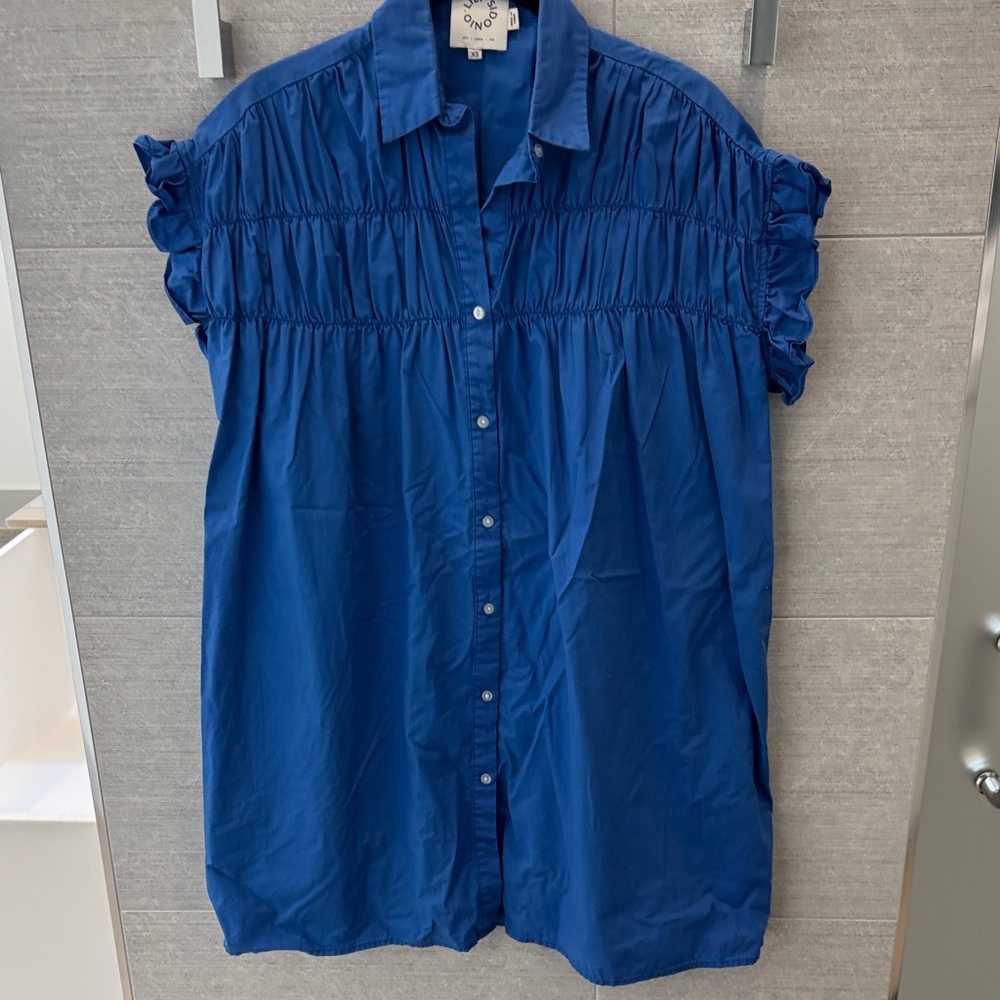 Blue Ruffled dress